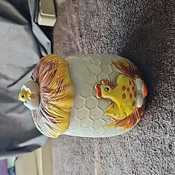 Vintage single chicken decanter